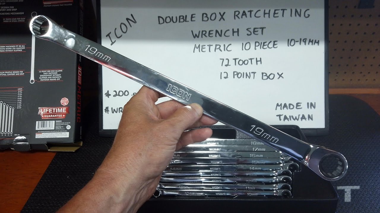 Icon Double Box Long Ratcheting ICON DOUBLE BOX RATCHETING WRENCH SET, UNBOXING,I WAS SURPRISED TO SEE ...