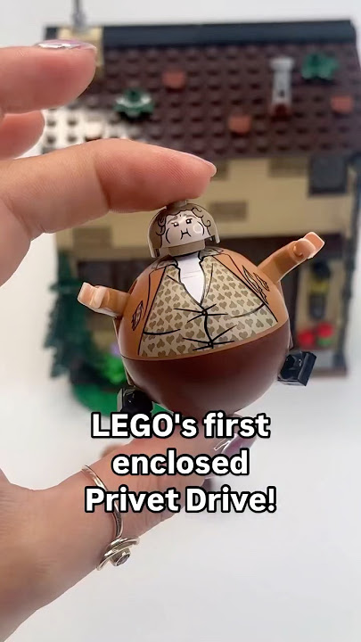 First look at the new LEGO Harry Potter Privet Drive: Aunt Marge's Visit! 🏠🐡 #legoharrypotter #new