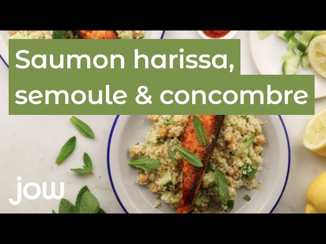 Jow - Recette : Salade semoule, tomate & thon