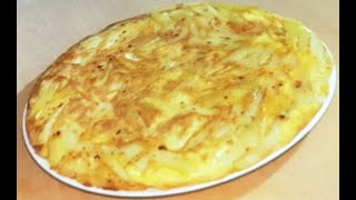 طورطية إسبانية بالبطاطس/ ispanyol omleti