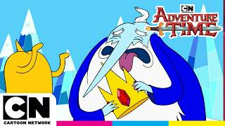 ice king accidentally kisses jake s butt adventure time