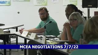 MCSD/MCEA Negotiations July 7, 2022
