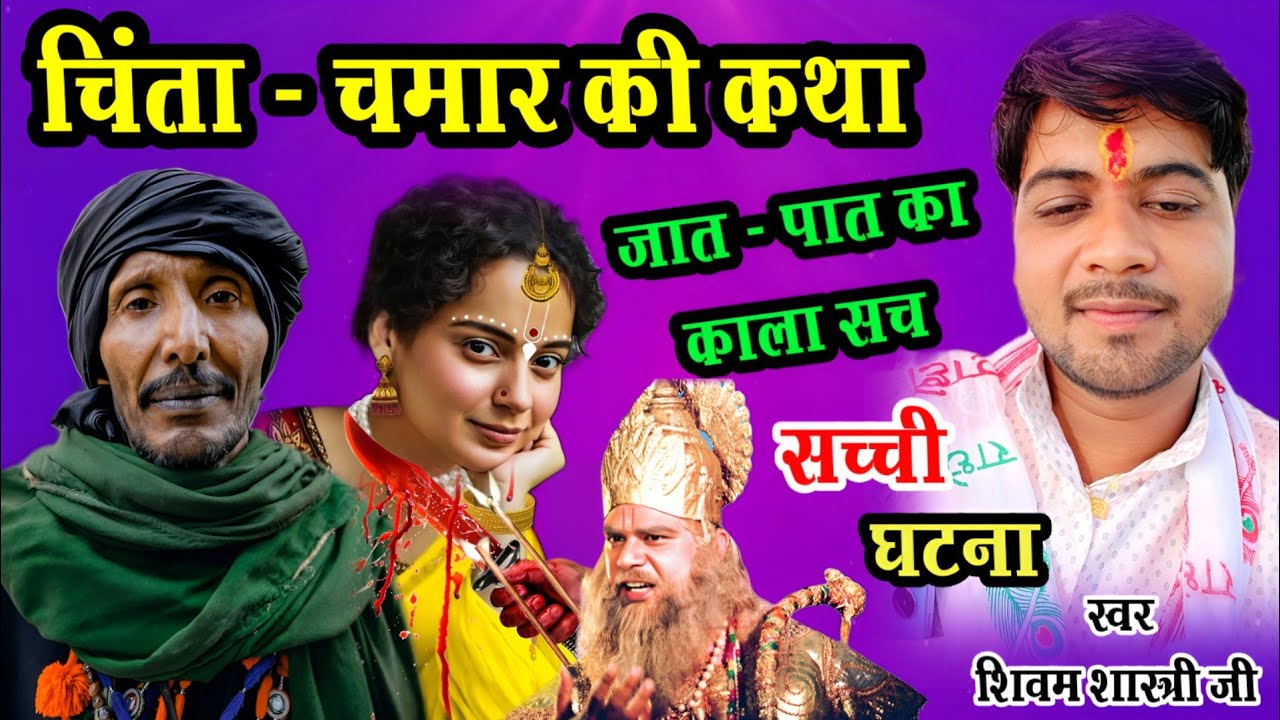 चिंता - चमार की कथा !! जात - पात का काला इतिहास रोंगटे खड़े कर देगा !! शिवम शास्त्री #shivam_shastri