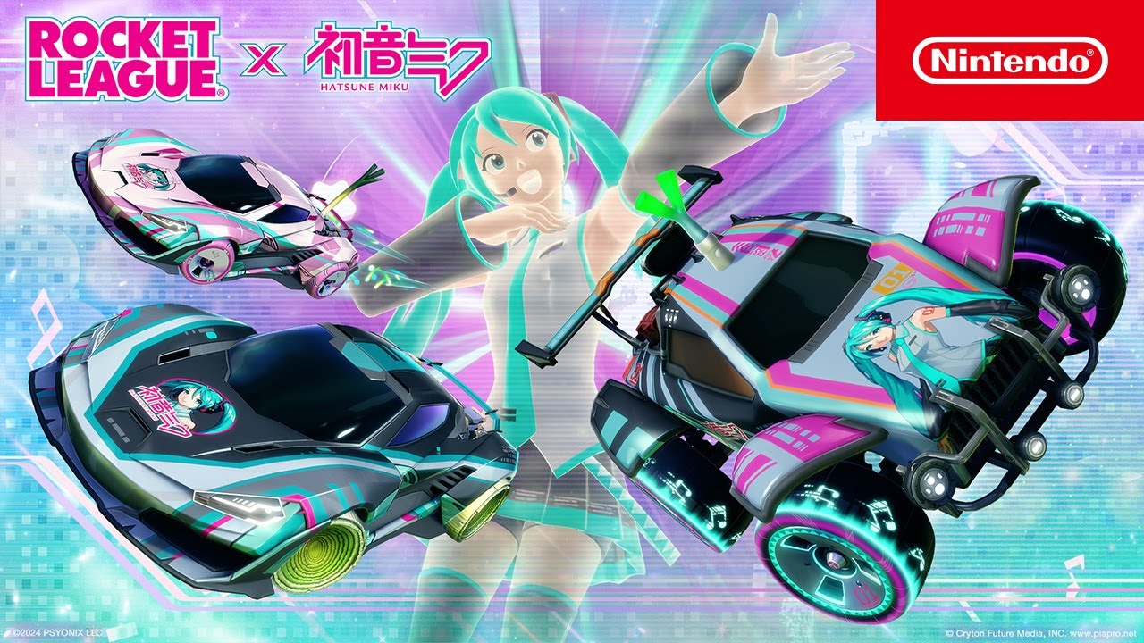 Hatsune Miku Is Taking Over Rocket League! – Nintendo Switch