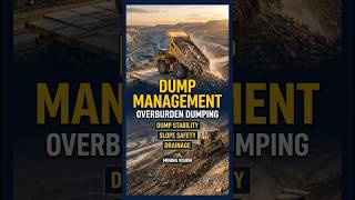 ⛏️ Dump Management in Mining | Mining Safety & Operations | #miningvision