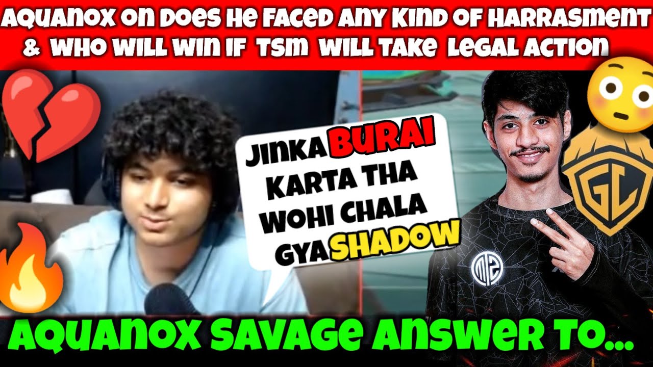 Aquanox SAVAGE Answer To SHADOW😳Mature Reply On Shadow Joined Godl💔Aquanox Sad😔