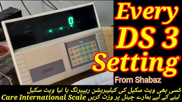 Every DS 3 Digital Weighing Indicator Setting by Shabaz Multan