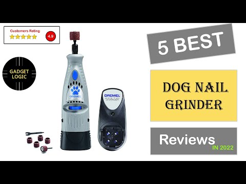Dog Nails 7300 Series Cordless Pet Nail Grinder Rotary Tool with Charger  and Accessories