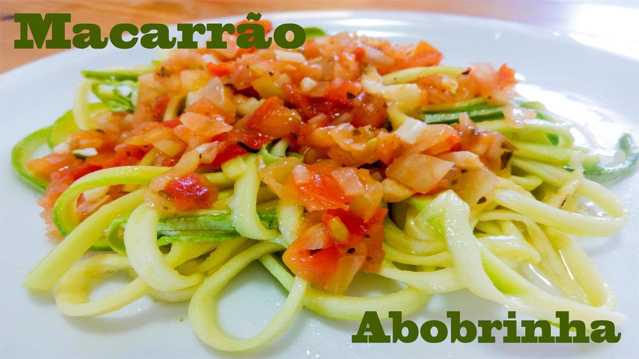 MACARRÃO DE ABOBRINHA LOW CARB FÁCIL