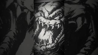 Doom 64 fanart! #Doom #artprocess #monster #chainsaw #inking #pinkie #cacodemon #horror #idsoftware