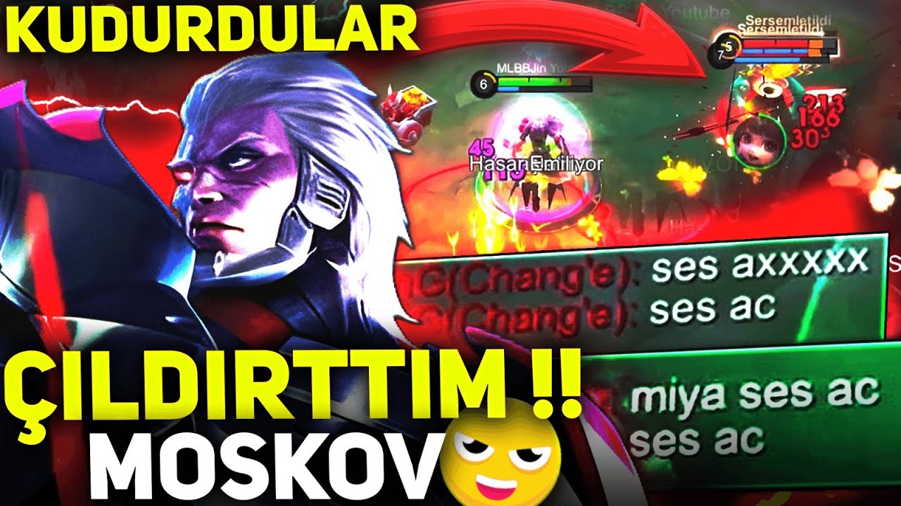 OYUNA 8 KİLL BAŞLAYIP SİNİR KRİZİ GEÇİRDİ Moskov Jin - Mobile Legends