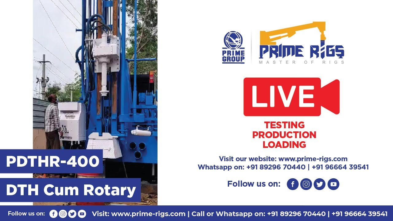 PDTHR - 450 Truck Mounted Water Well Rotary Drilling Rigs at Best Price