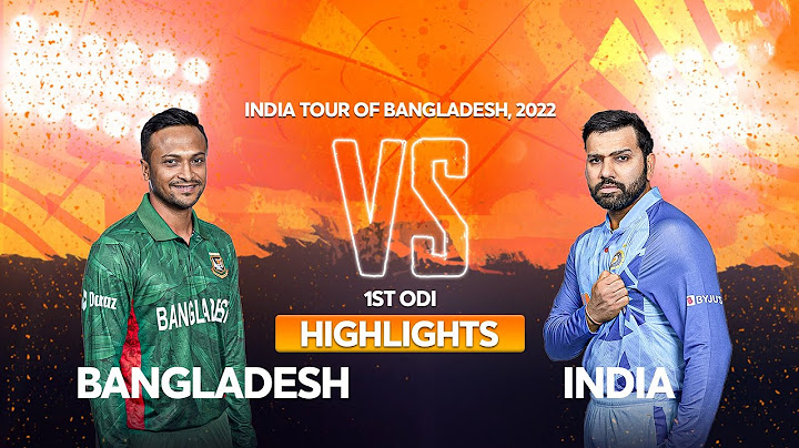 Bangladesh vs India Highlights || 1st ODI || India tour of Bangladesh 2022