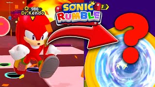 Sonic Rumble Village Idiot Takes Knuckles from Top 3 to Top..?! #SonicRumblePartner