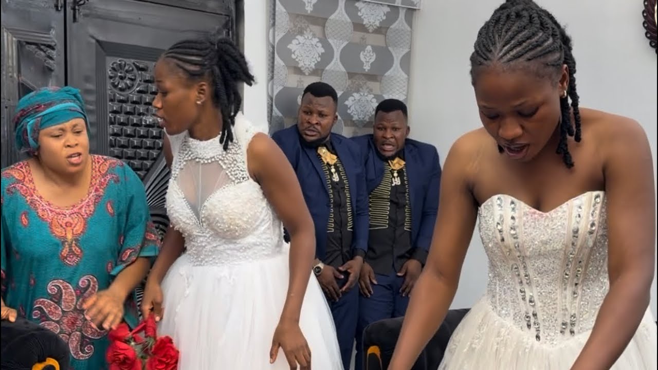 Невероятный свадебный день с близнецами.