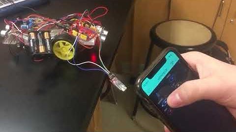 Remote Control Car using sliders in the blynk app