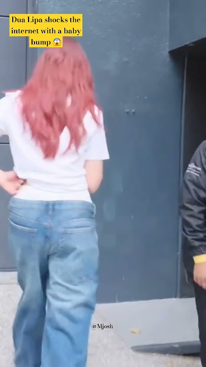 Dua Lipa shocks the internet with her pregnancy 😱 #dualipa #pregnancy #albania #fypシ゚viral #foryou