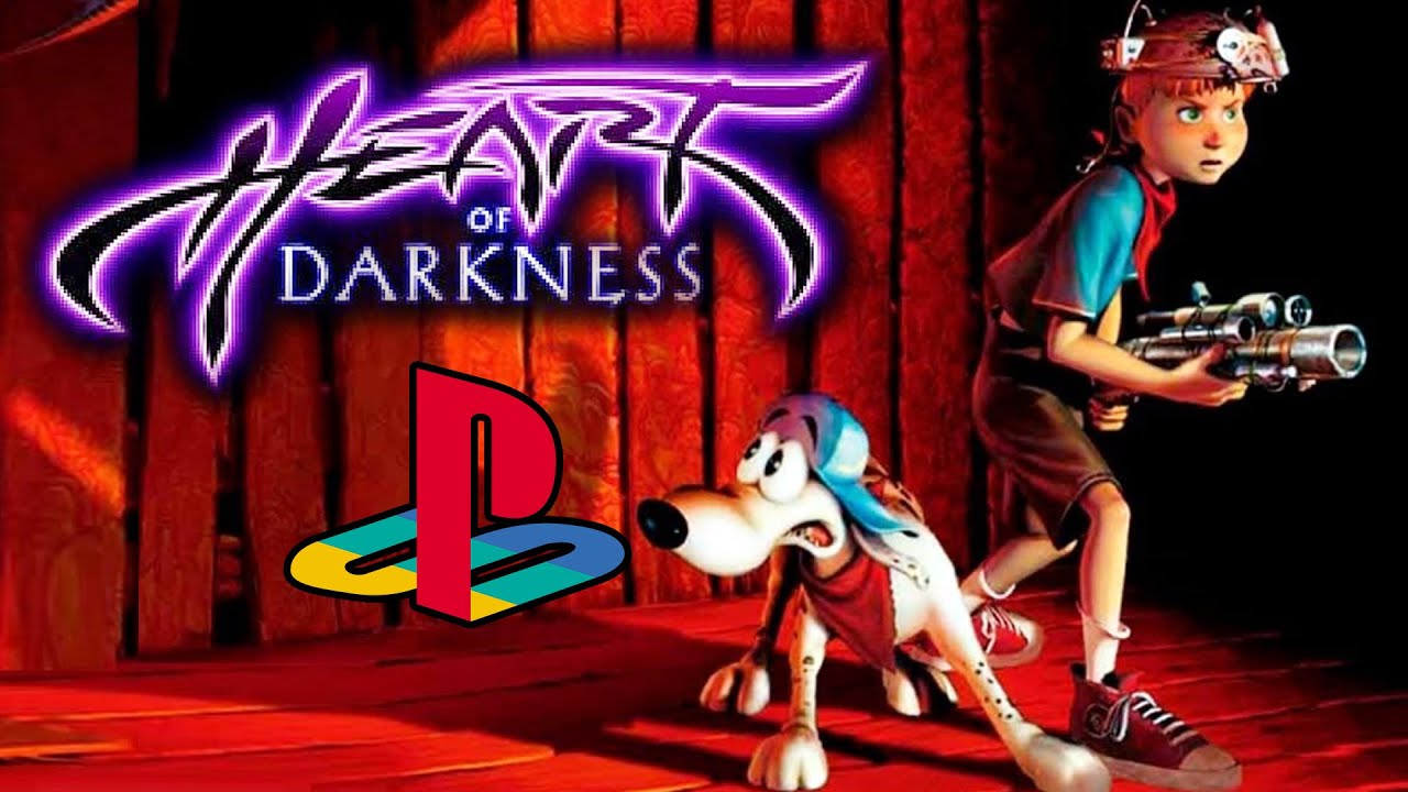 Heart Of Darkness – PS1 – Version Allemande Complet – Lunette 3D – Très Bon état