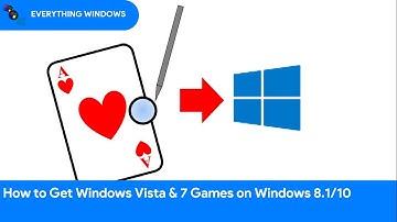 How to Get Windows Vista & 7 Games on Windows 8.1/10