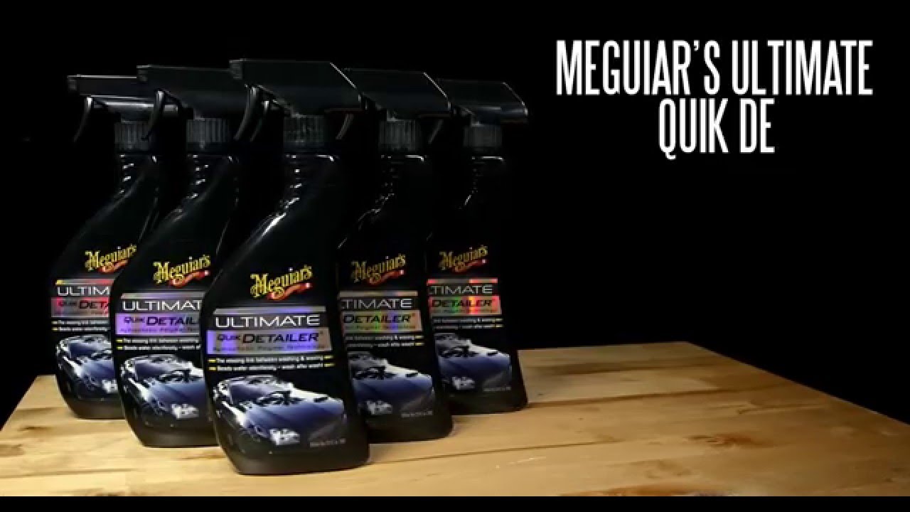 How to Use Meguiar's Ultimate Quik Detailer to Maintain Your Car's