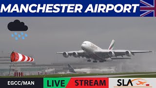 Strong winds and rain expected  | Manchester International Airport  UK | Tue 9th Apr '24