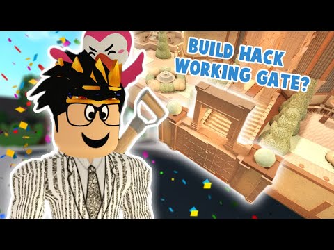 I Tried A Bloxburg Building Hack That Makes Working Gates I