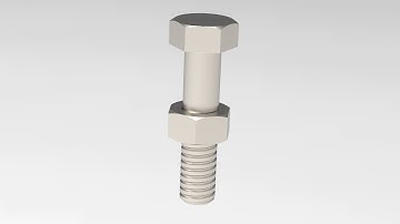 Solidworks Bolt and Nut Tutorial |Design of Bolt and Nut assembly with motion analysis in solidworks
