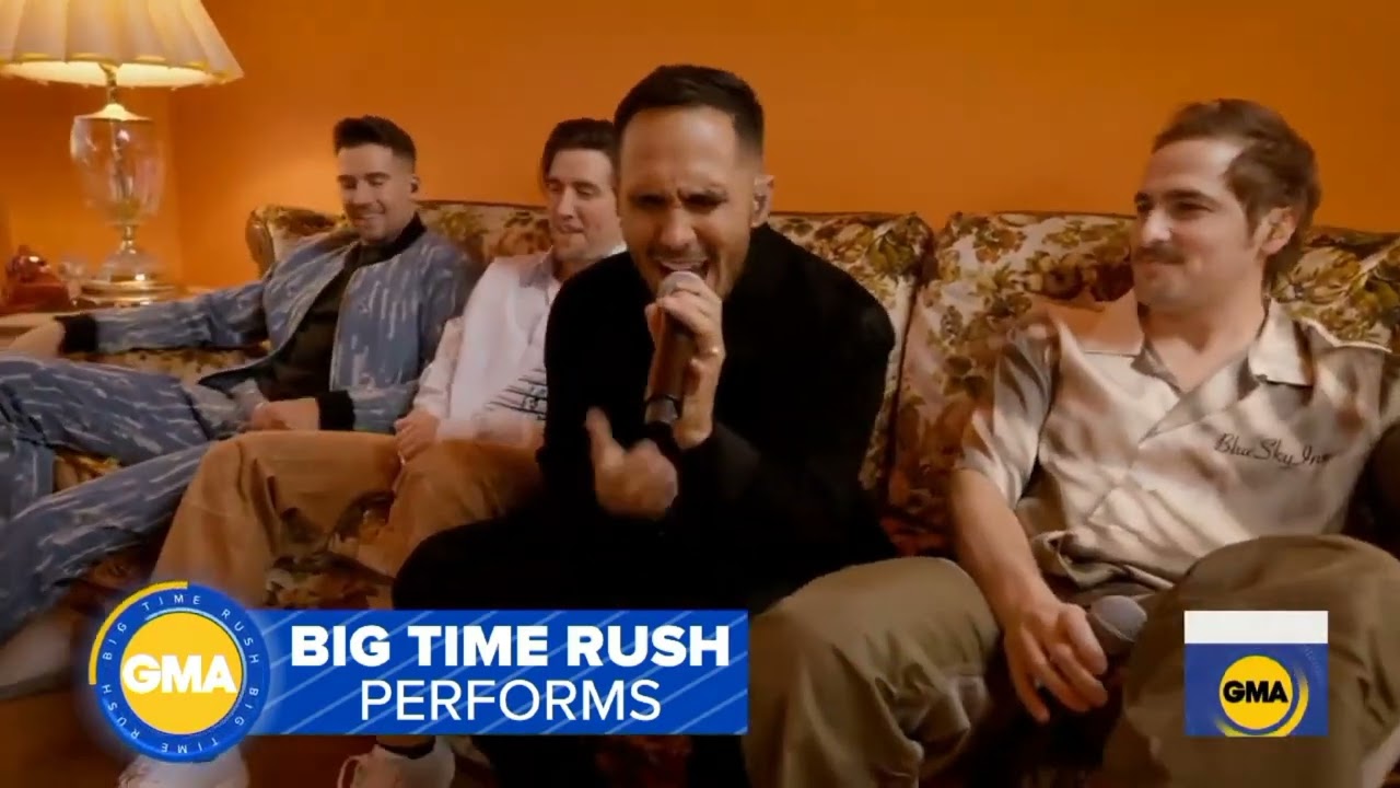 Big Time Rush - Not Giving You Up (Live at Good Morning America)