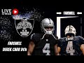 #DerekCarr Bids Farewell to the #Raiders