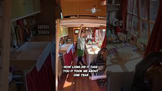 She is living full-time in her tiny house