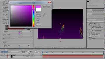 [트랩코드] 파티큘러 위로쏘는 불꽃놀이 제작하기-1편 불꽃 파티클:애펙(Trapcode Particular Up Rising Fireworks)