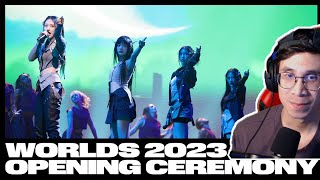 THIS WAS GREAT! REACTION to Worlds 2023 Opening Ceremony - HEARTSTEEL & NewJeans | League of Legends