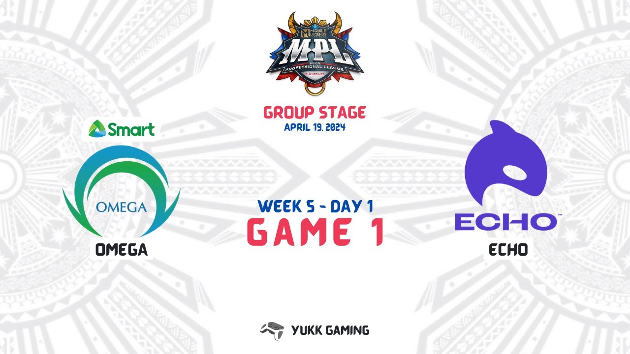 OMEGA VS ECHO GAME 1 MPL PH S13 | ONIC VS ECHO