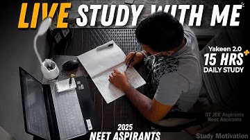 Live Study with Neet 2025 Aspirant 📚| Neet Study Motivation | Neet Study | Aspirants life |Neet Scam