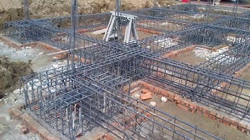 Chi phí cọc. sắt thép dàn móng nhà 2 tầng mái thái (video 7)