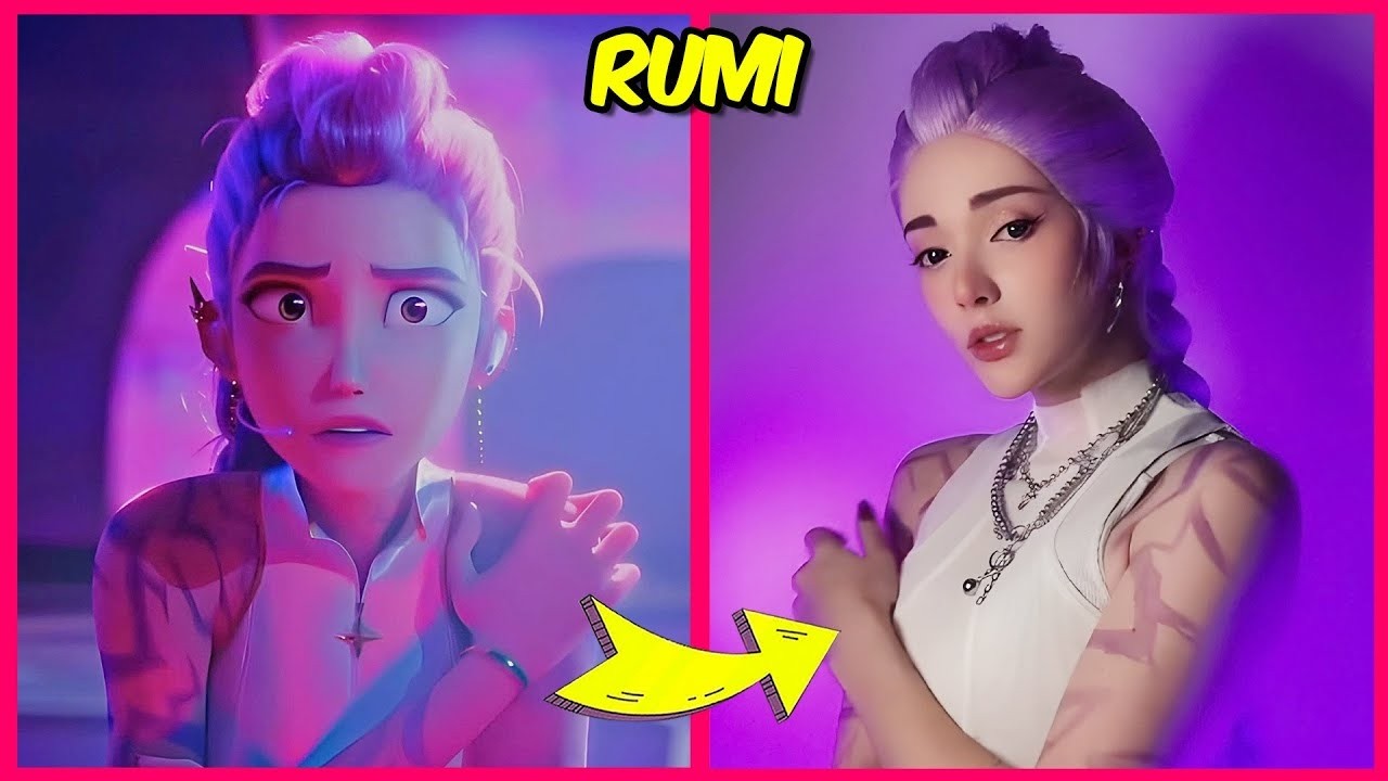 K-POP WARRIORS dans une version TikTok réelle🤯🎶K-Pop Demon Hunters Jinu🔥Rumi💜Mira♥️Zoey💚Deviner Quiz