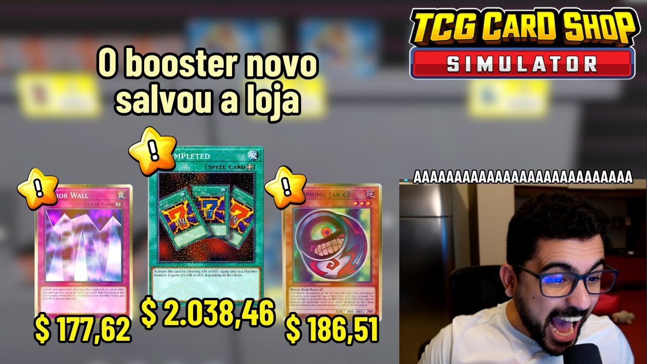 As cartas MAIS RARAS estavam no novo pacote [TCG card shop simulator]