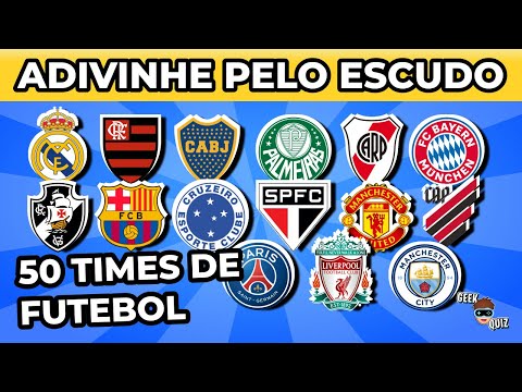 ADIVINHE O TIME COM ESCUDO DO CLUBE AMPLIADO  NÍVEL DIFÍCIL - QUIZ DE  FUTEBOL 2022/23 