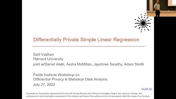Differentially Private Simple Linear Regression