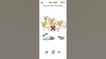 Find the wolf in the sheep. Brainout game level 139 solved