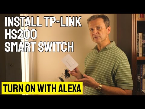 TP-Link Kasa HS200 Wi-Fi Smart Light Switch. How to Install and Control By Voice With Alexa / Echo