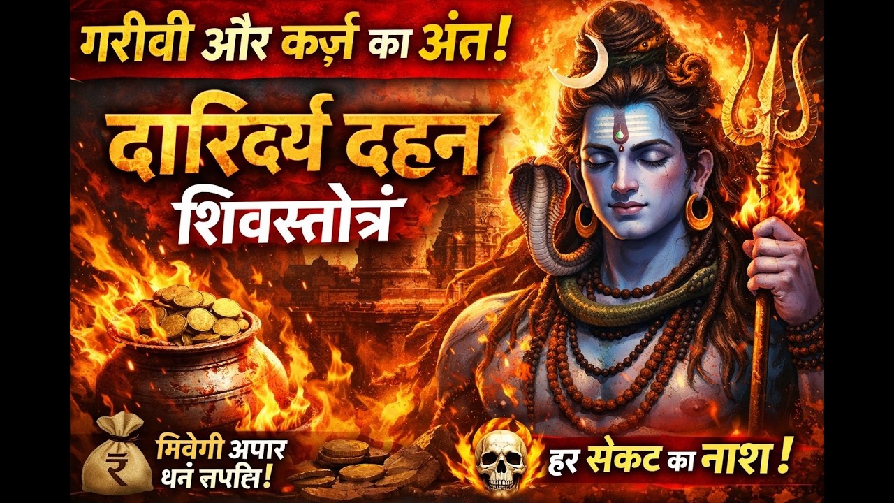 दारिद्र्य दहन शिवस्तोत्रं | गरीबी, कर्ज और संकट का नाश | Powerful Shiva Stotra