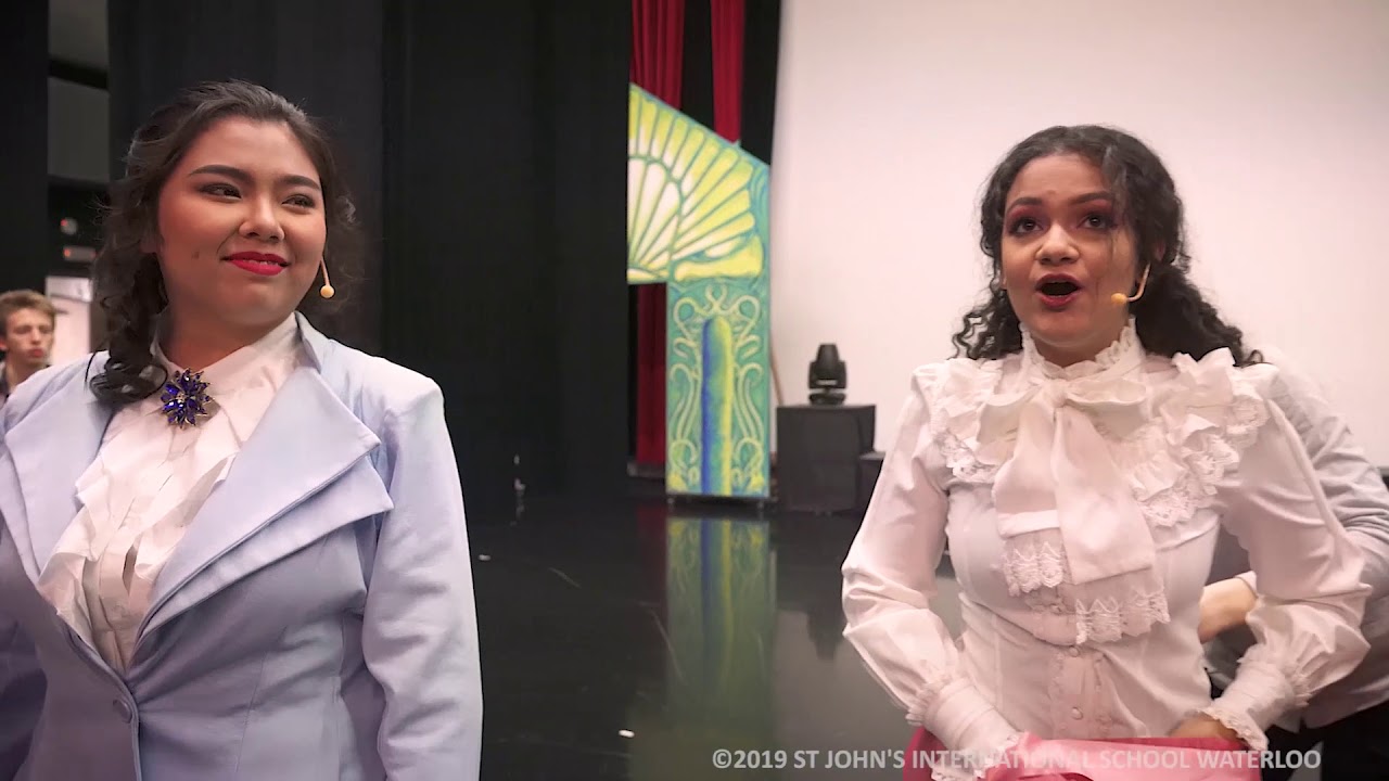 STJ All-School Production of Hello Dolly - Backstage at the premiere