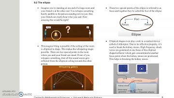 [part 1] 8.2 The ellipse