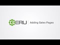 GERU Tutorial:  Adding Sales Pages