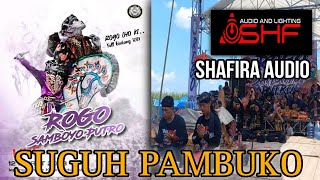 Suguh Pambuko SHAFIRA AUDIO GLERR Masuk Buat Ceksound Jaranan Rogo Samboyo Putro Live Baye