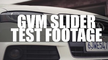 GVM Motorized Slider Test & Footage (48 inch version)