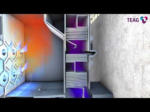 TEAG Funktionsweise Dampferzeuger ( 3D-Computeranimation )