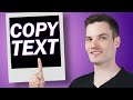 🖼️ How to Copy Text from Image