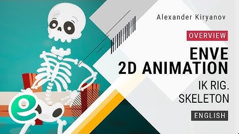 Enve. 2d animation. IK RIG. Promo video.